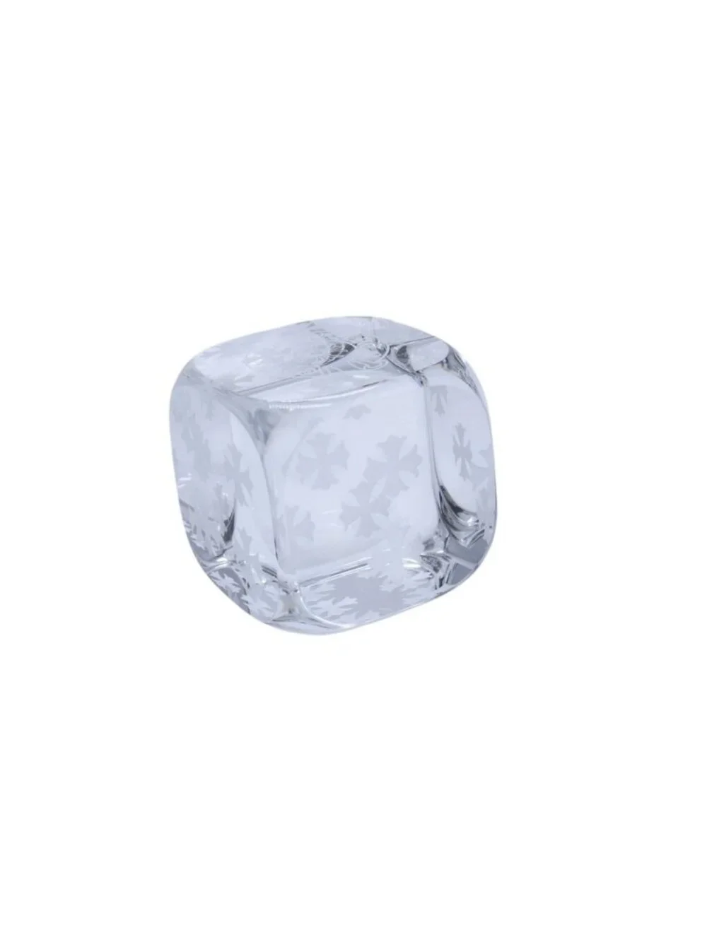 Chrome Hearts Baccarat Crystal Dice Paper Object CH Plus Horseshoe